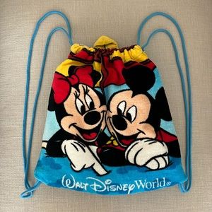 DISNEY Towel / Convertible Backpack - NEW, Washed Once & Never Used
